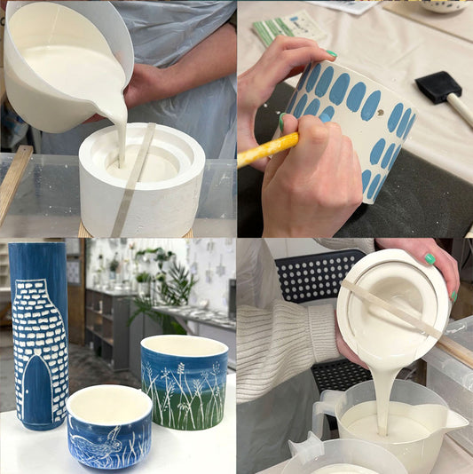 1 Day Slip Casting & Surface Decoration Workshop