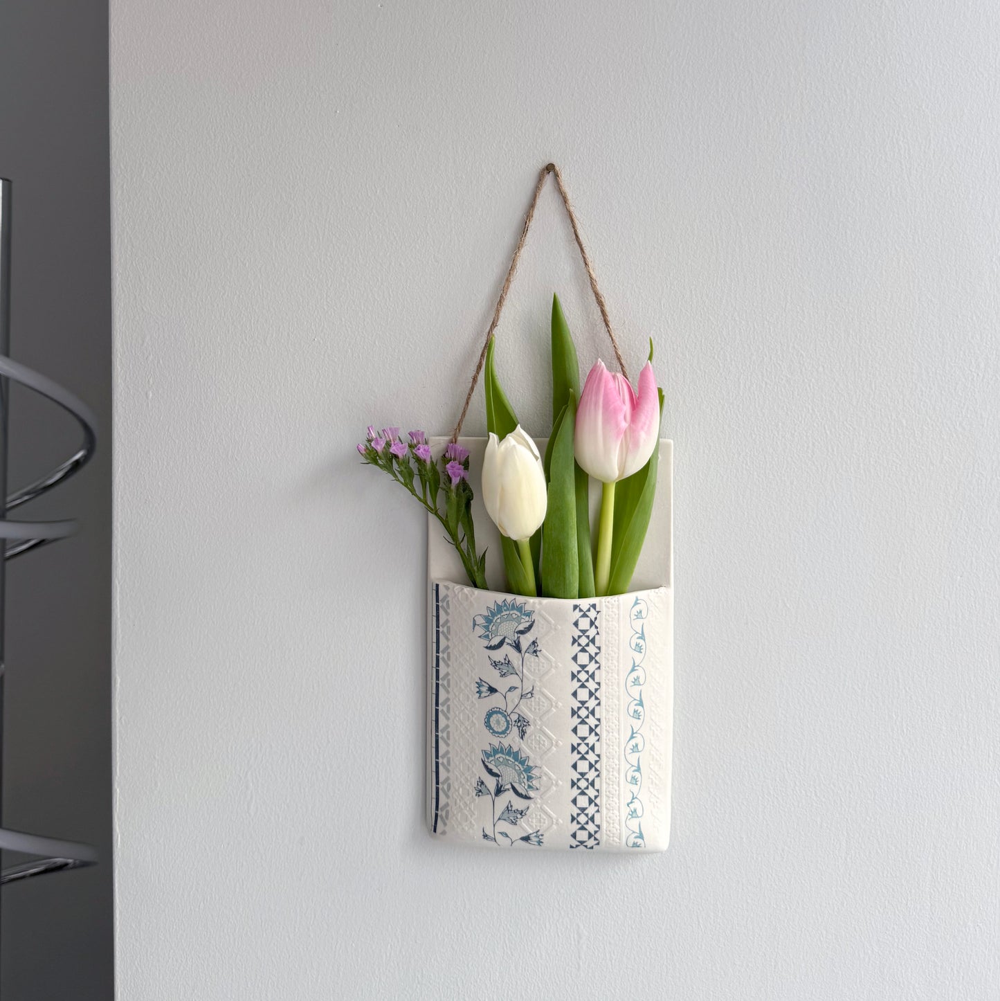 Wall Hanging Pocket Planter - Design 2