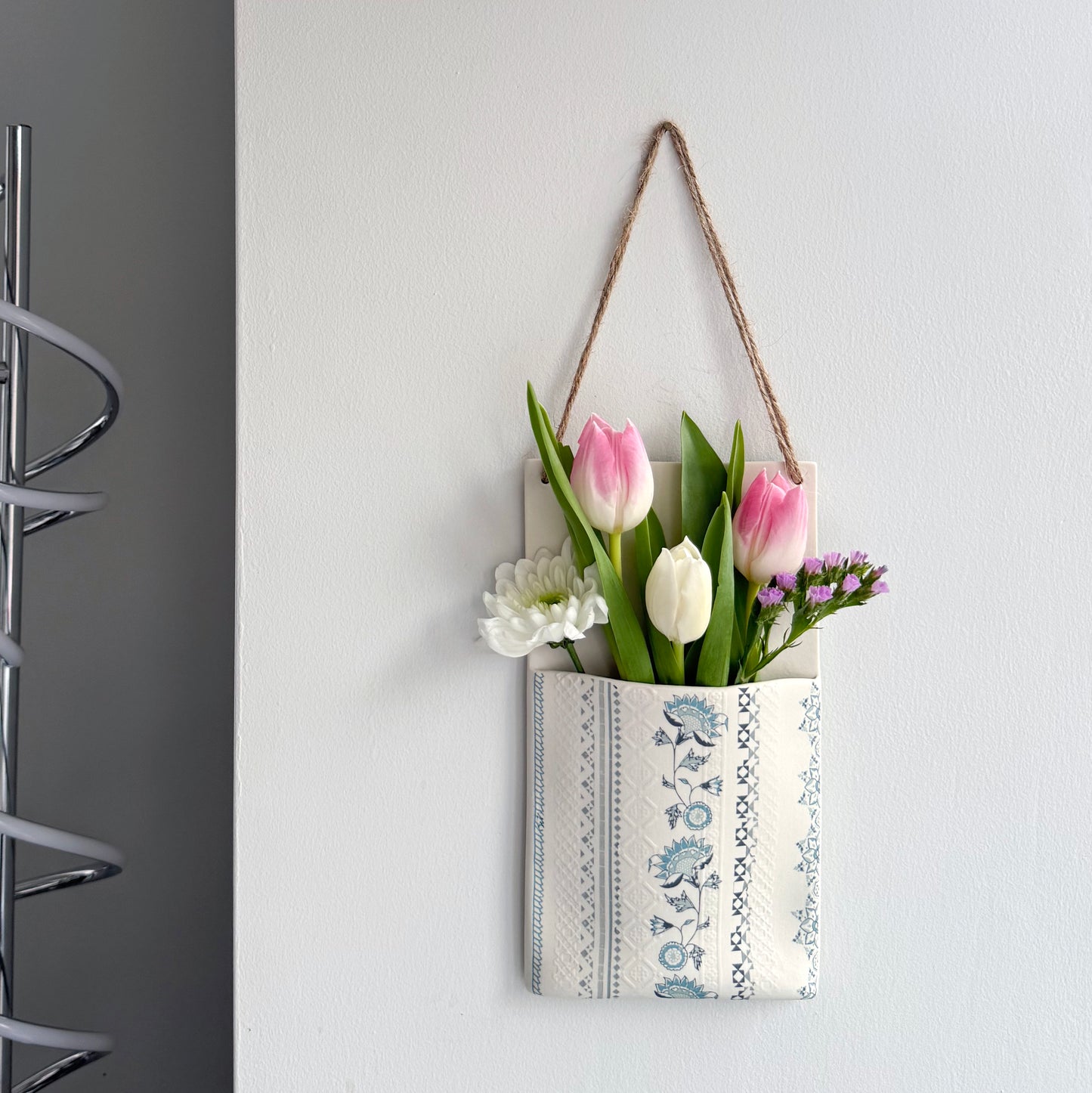 Large Wall Hanging Pocket Planter - Fusion Design 2
