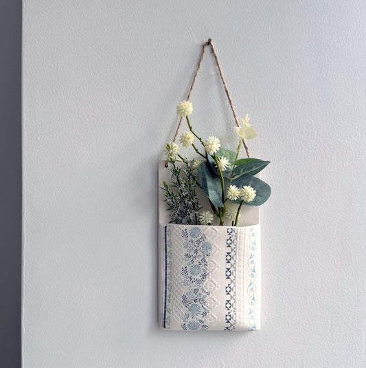 Wall Hanging Pocket Planter - Design 1