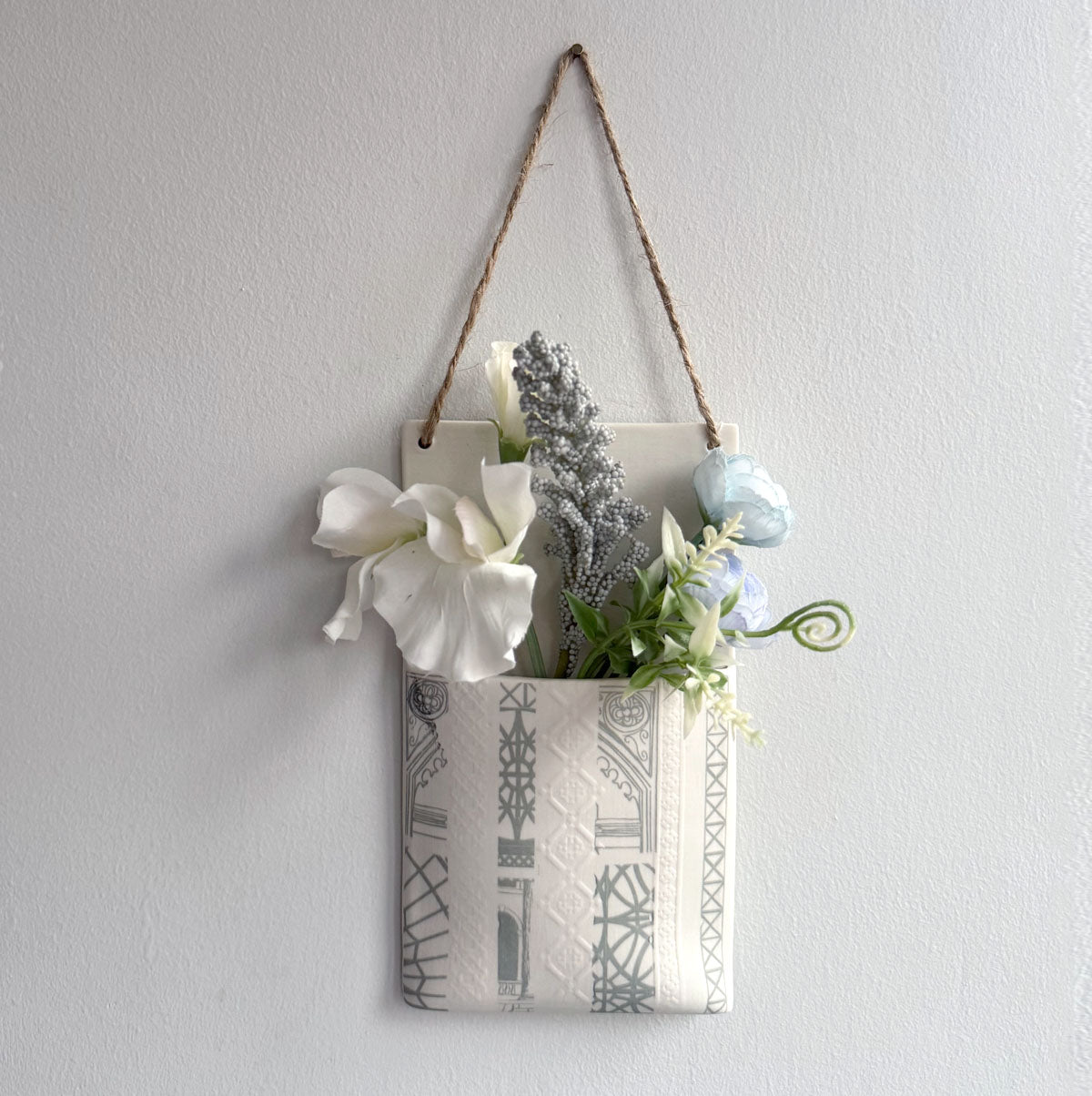 Wall Hanging Pocket Planter - Architecture Design