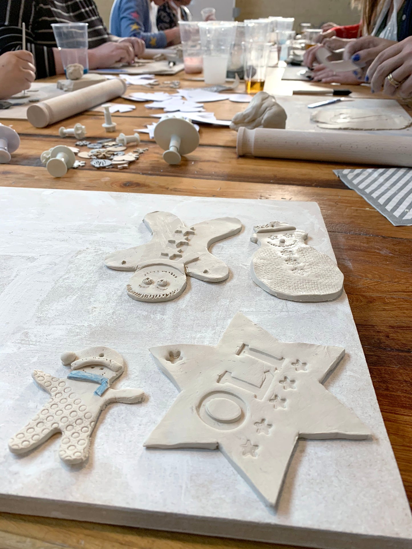 Porcelain Christmas Decoration & Garland Workshop