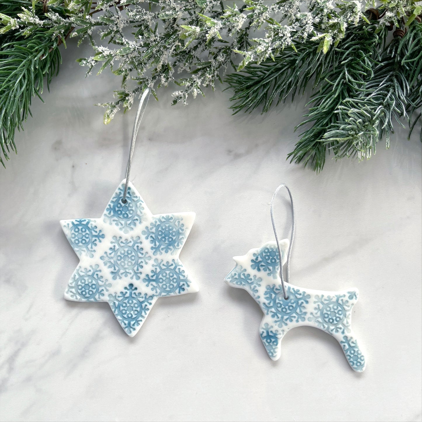 Porcelain Christmas Decoration & Garland Workshop