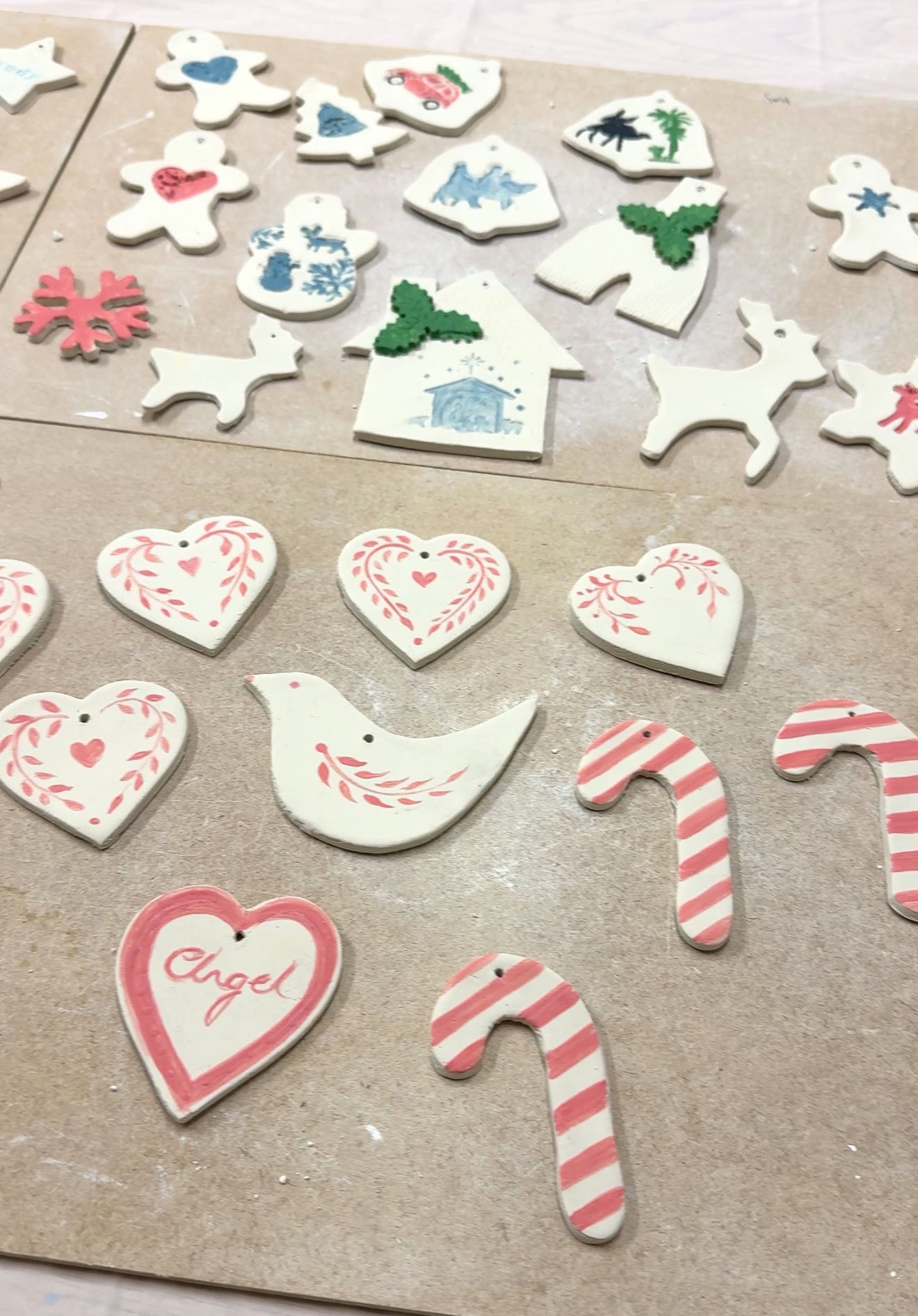 Porcelain Christmas Decoration & Garland Workshop