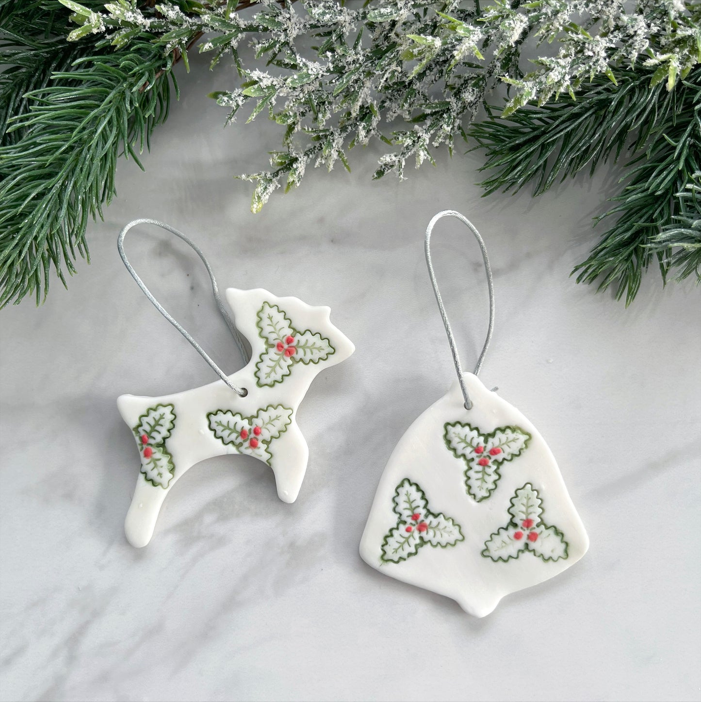 Porcelain Christmas Decoration & Garland Workshop