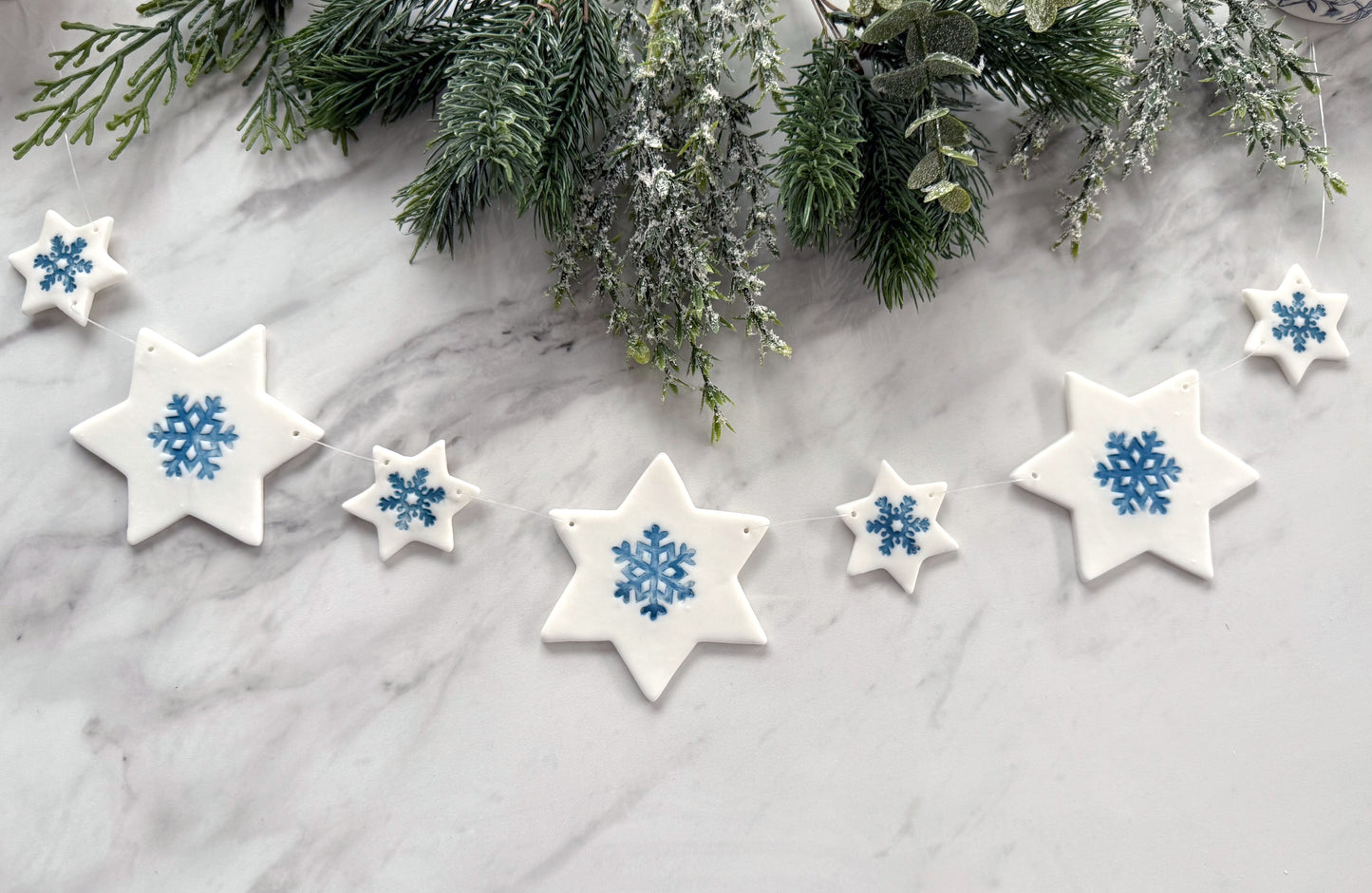 Porcelain Christmas Decoration & Garland Workshop