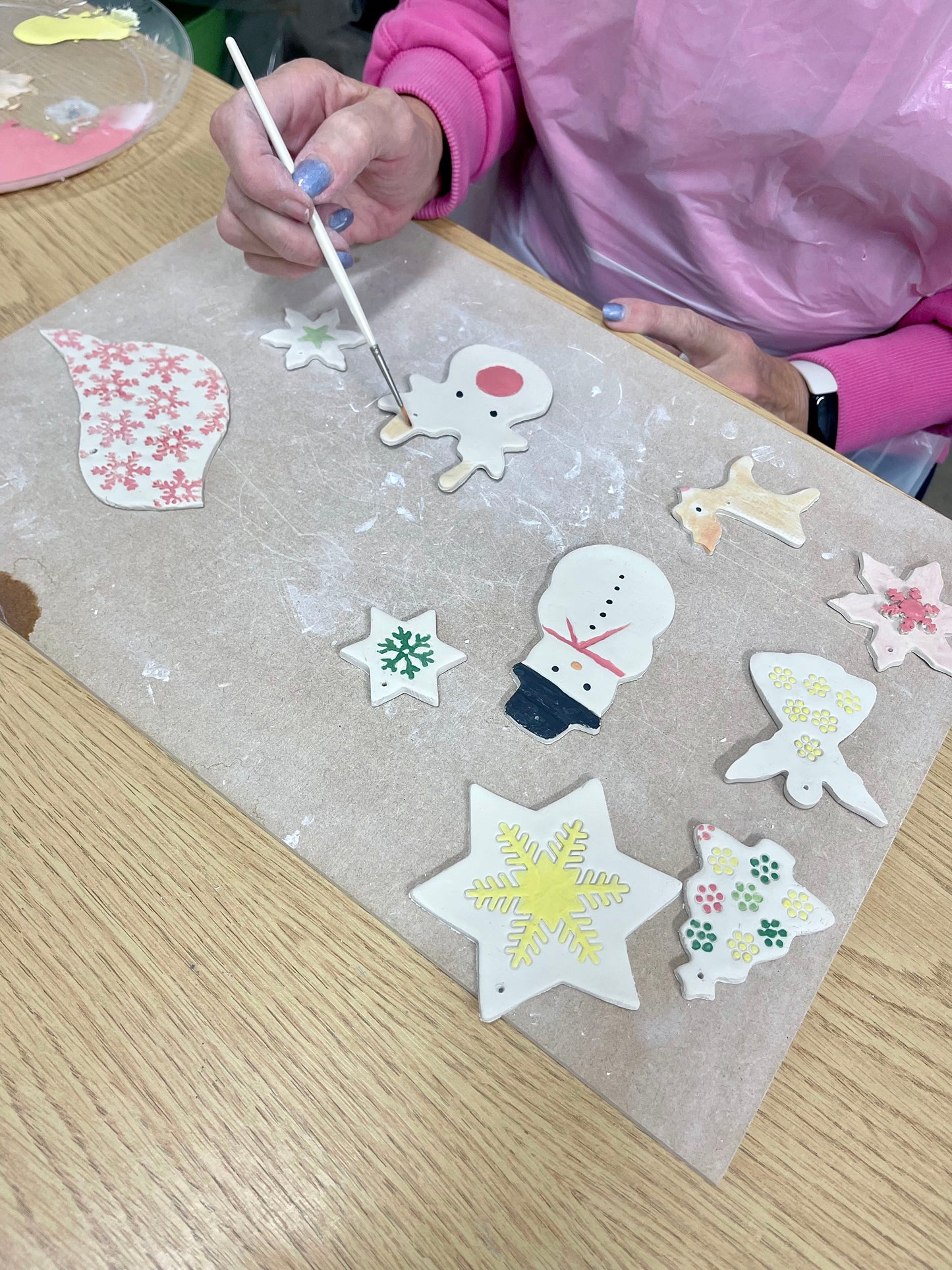 Porcelain Christmas Decoration & Garland Workshop