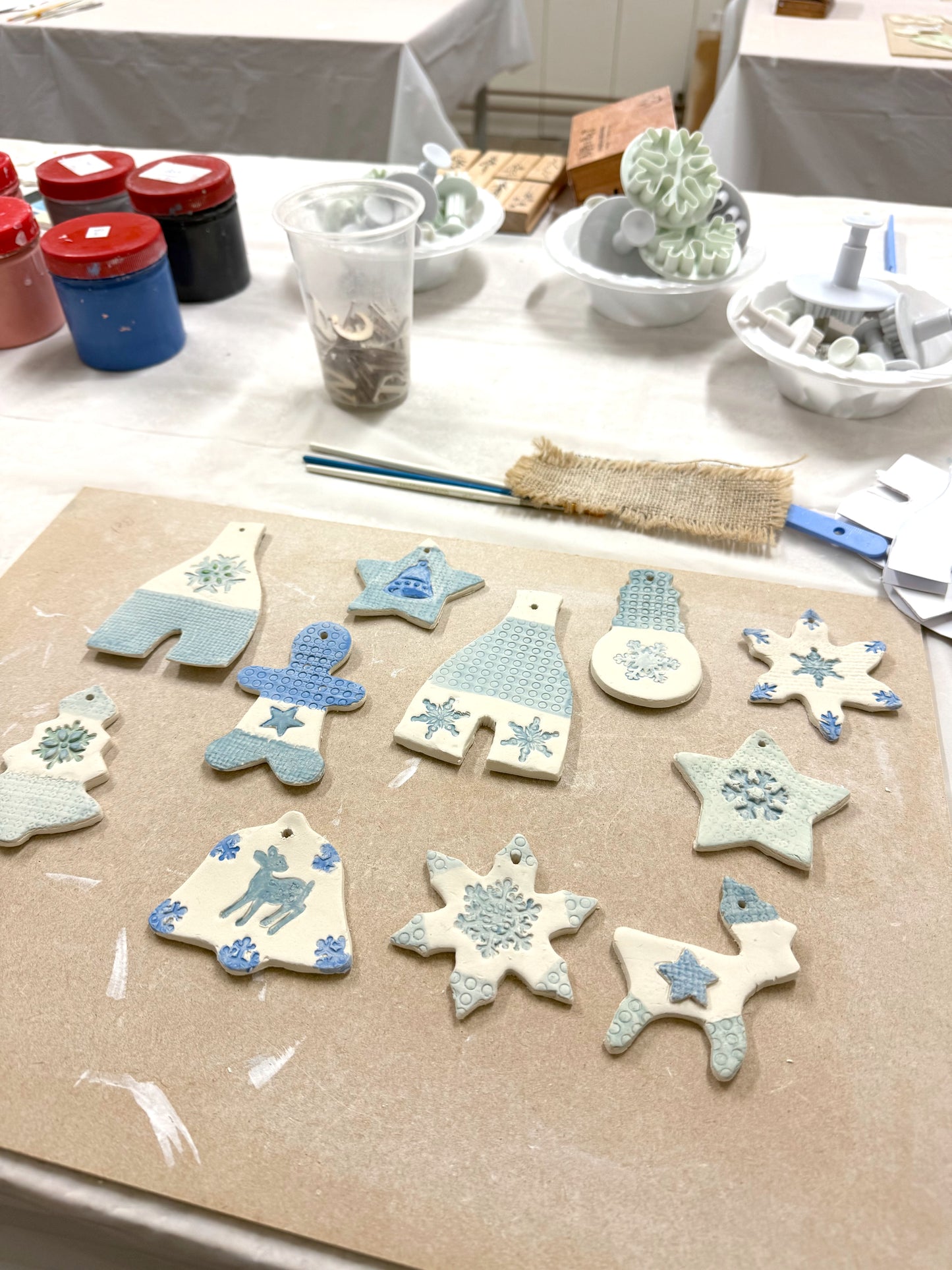 Porcelain Christmas Decoration & Garland Workshop