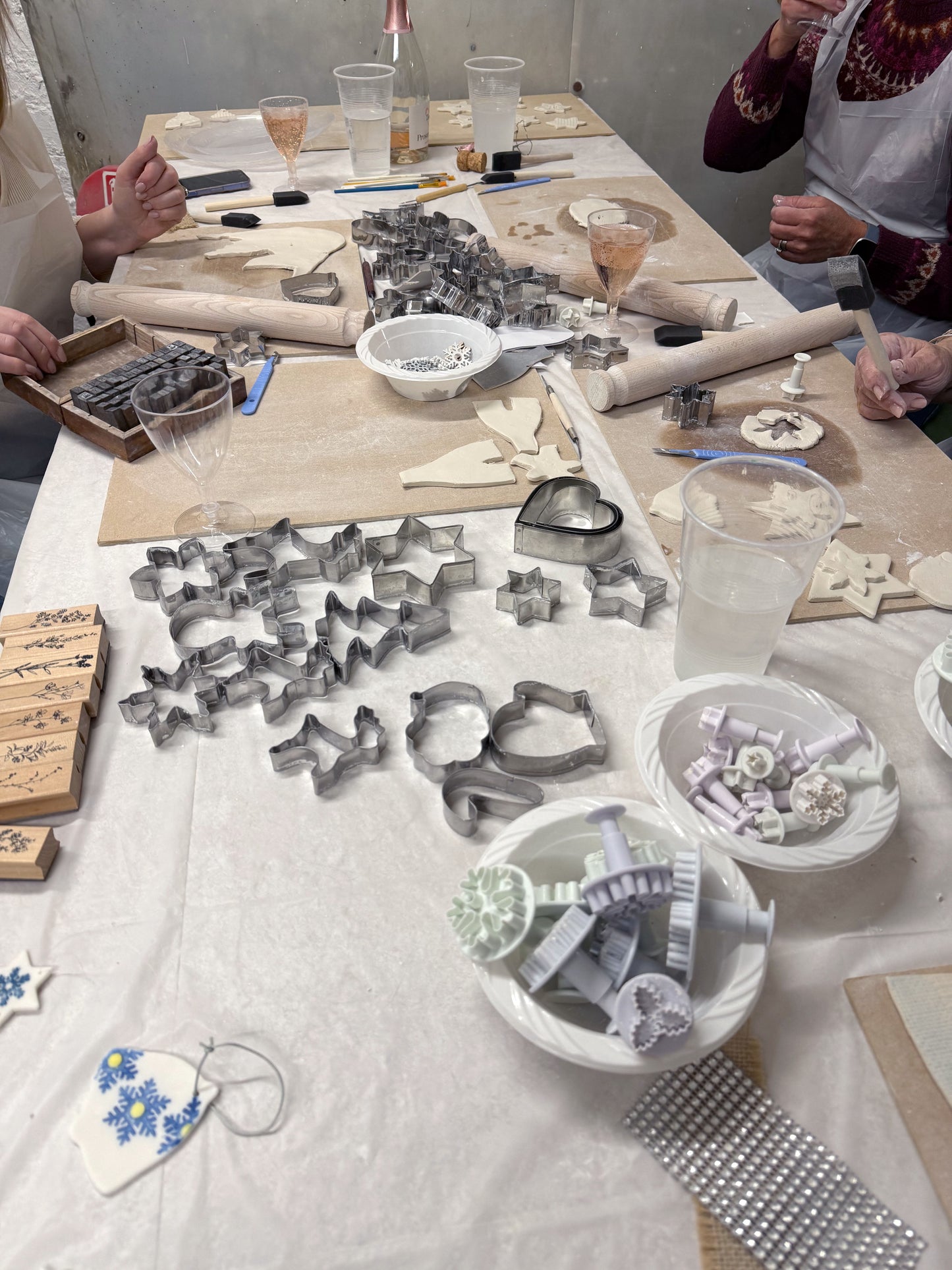 Porcelain Christmas Decoration & Garland Workshop