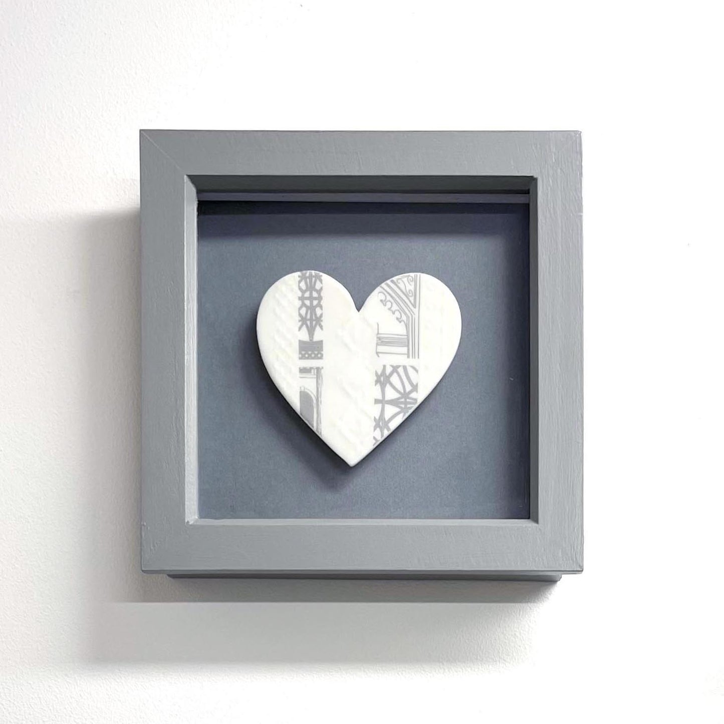 Framed Porcelain Heart - Architecture